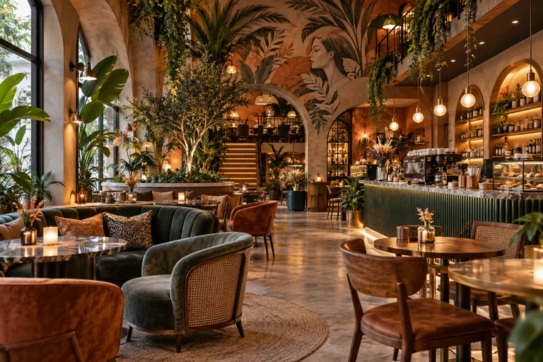 Konsept Cafe Tasarımları